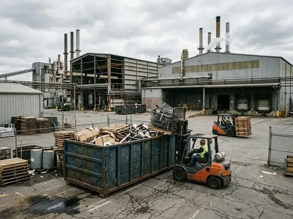 industrial-factory-scrap-conta-003 — frequently asked questions, Cheap Roll-off Dumpster Rentals in Flora, IN